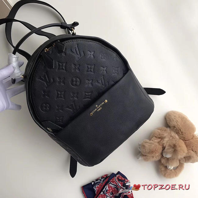 LOUIS VUITTON SORBONNE BACKPACK BLACK - 1