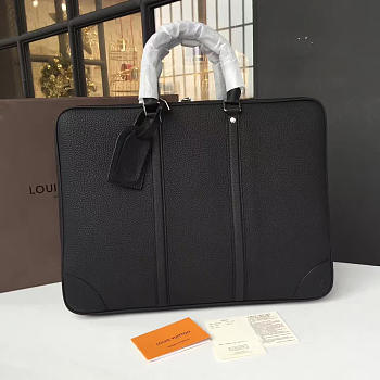 LV NOIR BRIEFCASE 41CM