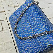 LOUIS VUITTON TWIST BLUE DENIM MM - 3
