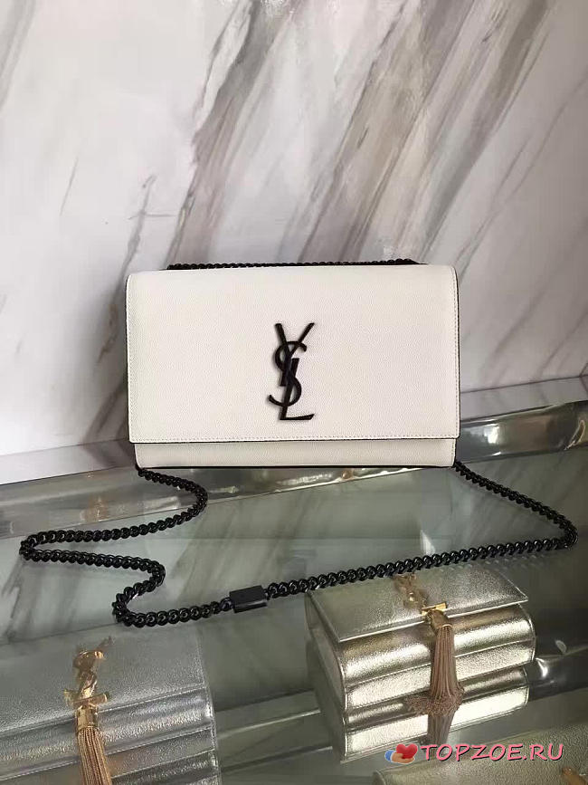 ysl monogram kate in grain de poudre embossed leather CohotBag 5012 - 1