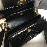 CHANEL OIL WAX LEATHER PERFECT EDGE BAG GOLD BLACK A14041 VS 06794 - 2