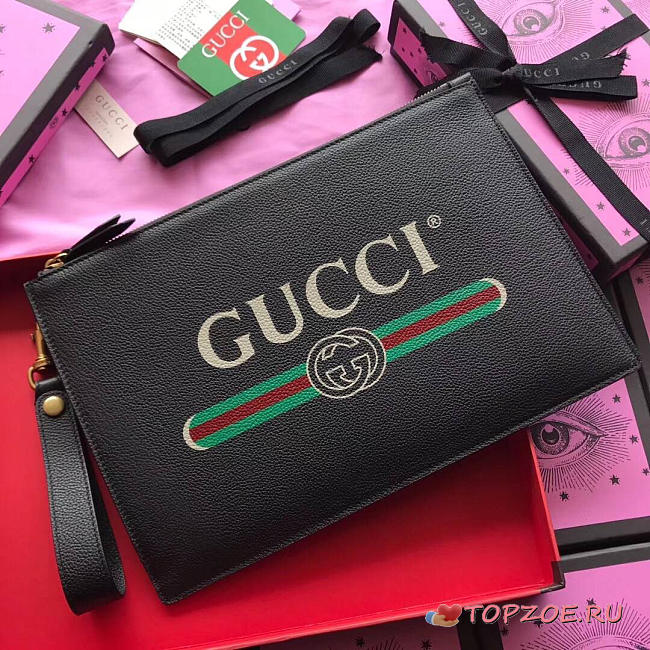 gucci gg leather clutch bag CohotBag z05 - 1