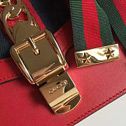 GUCCI SYLVIE LEATHER BAG Z2341 - 6