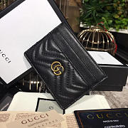 GUCCI MARMONT CARD CASE NEXTBLACK LEATHER   - 3