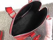 LOUIS VUITTON SUPREME DOMED SATCHELV RED M40301 3008 - 6