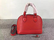 LOUIS VUITTON SUPREME DOMED SATCHELV RED M40301 3008 - 3