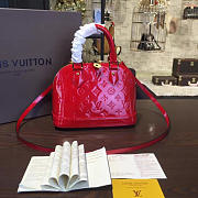 LOUIS VUITTON ALMA BB MONOGRAM VERNIS LEATHER 3531 - 4
