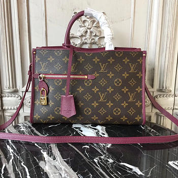 LOUIS VUITTON POPINCOURT MM BAG DARK PURPLE 3842