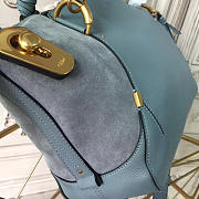 CHLOÉ LEATHER SHOULDER BAG Z1453 - 5