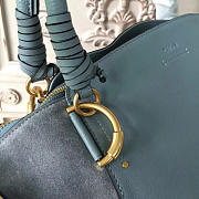CHLOÉ LEATHER SHOULDER BAG Z1453 - 4
