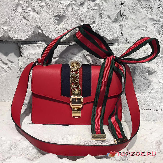 gucci sylvie leather bag CohotBag 2592 - 1