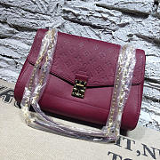 LV Empreinte St Germain Shoulder Bag MM BURGUNDY 31CM - 1