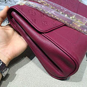 LV Empreinte St Germain Shoulder Bag MM BURGUNDY 31CM - 2