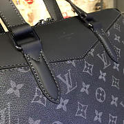 LV Explorer Tote Monogram Eclipse Canvas 33CM - 3