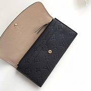 LOUIS VUITTON EMILIE WALLET NOIR 3400 - 3