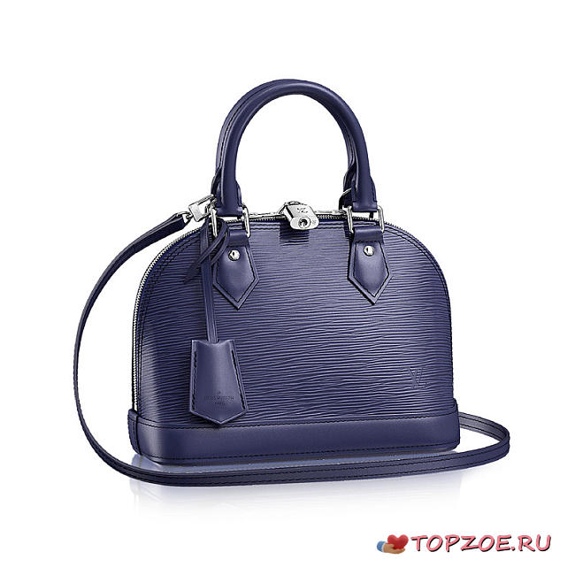 LOUIS VUITTON ALMA BB BLUE EPI LEATHER INDIGO M40855 - 1