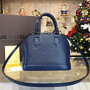 LOUIS VUITTON ALMA BB BLUE EPI LEATHER INDIGO M40855 - 6