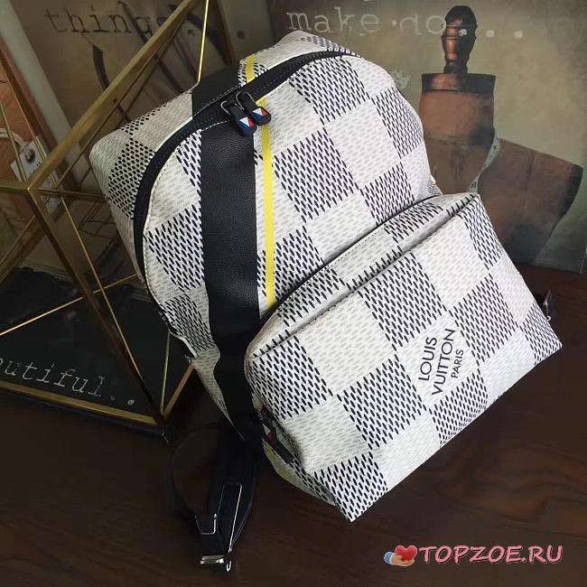 LV N44006 APOLLO BACKPACK DAMIER COBALT CANVAS AMERICA'S CUP - 1