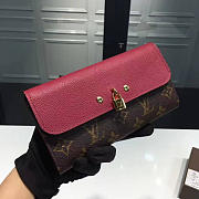 LOUIS VUITTON MONOGRAM VUNES WALLET PURPLISH RED - 6