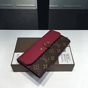 LOUIS VUITTON MONOGRAM VUNES WALLET PURPLISH RED - 2