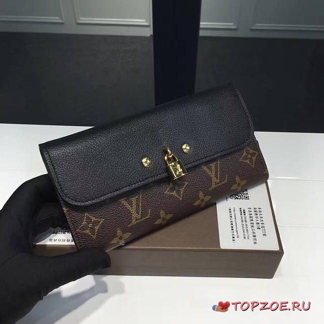 LOUIS VUITTON MONOGRAM VUNES WALLET BLACK 3778 - 1