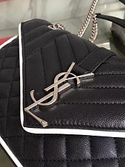 ysl envelop satchel black and white CohotBag 4814 - 5
