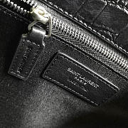 YSL SAC DE JOUR CROCODILE EMBOSSED LEATHER BLACK 4919 - 5