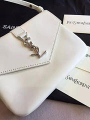 ysl monogramme sac université white CohotBag - 4