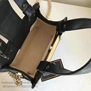 CHANEL SMALL LABEL CLICK LEATHER SHOPPING BAG BLACK A93731 VS 02581 - 4