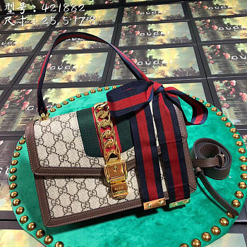 GUCCI SYLVIE AND DIONYSUS BROWN 421882