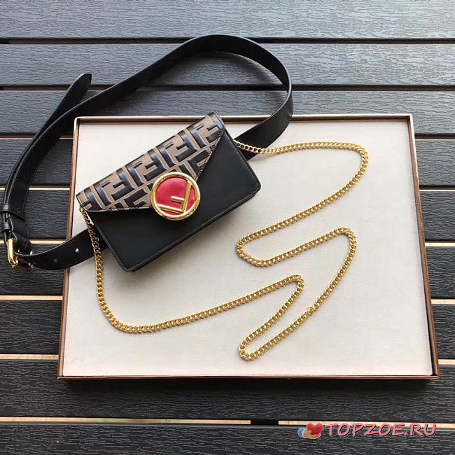 Fendi Multicolour Leather Belt Bag Cl005 - 1