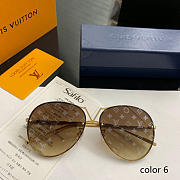 LV ladies round frame sunglasses - 3