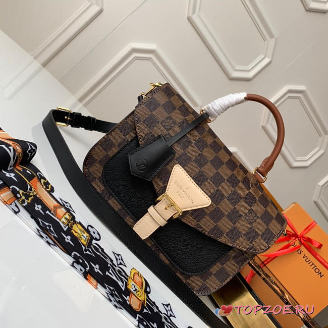 LV ORIGINAL SINGLE HANDBAG CROSSBODY HANDBAG FUSION BLACK - 1