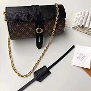 LV ORIGINAL SINGLE NEW DIAGONAL CHAIN BAG M44158 BLACK - 1