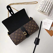LV ORIGINAL SINGLE NEW DIAGONAL CHAIN BAG M44158 BLACK - 3