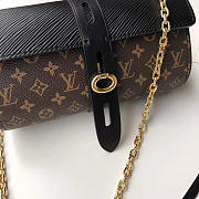 LV ORIGINAL SINGLE NEW DIAGONAL CHAIN BAG M44158 BLACK - 2
