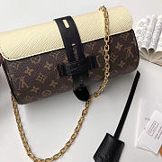 LV ORIGINAL SINGLE NEW DIAGONAL CHAIN BAG M44158 WHITE - 2