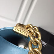 CHANEL SHEEPSKIN CLASSIC RHOMBIC HOT MOM EXPLOSION BLUE A67086 - 2