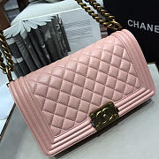 CHANEL SHEEPSKIN CLASSIC DIAMOND HOT MOM BURST PINK A67086 - 2