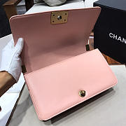 CHANEL SHEEPSKIN CLASSIC DIAMOND HOT MOM BURST PINK A67086 - 5