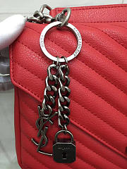 SAINT LAURENT FEMALE BAG 26608 RED MEDIUM - 3