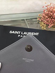 SAINT LAURENT FEMALE BAG 26608 ELEPHANT GREY MEDIUM - 5
