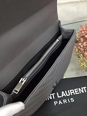 SAINT LAURENT FEMALE BAG 26608 ELEPHANT GREY MEDIUM - 4