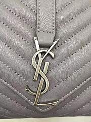 SAINT LAURENT FEMALE BAG 26608 ELEPHANT GREY MEDIUM - 2