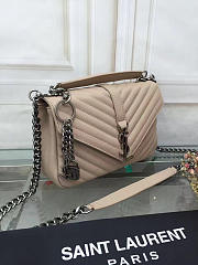 SAINT LAURENT HANDBAG 26608 APRICOT MEDIUM - 6