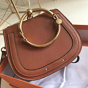 CHOLE croy handbag 123888 medium brown - 1