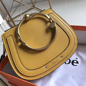 CHOLE croy handbag 123888 medium yellow