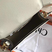 CHOLE croy handbag 123888 medium white - 2
