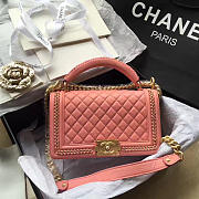 CHANEL LEBOY BUCKSKIN SALZBURG PINK 25CM - 2