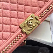 CHANEL LEBOY BUCKSKIN SALZBURG PINK 25CM - 6